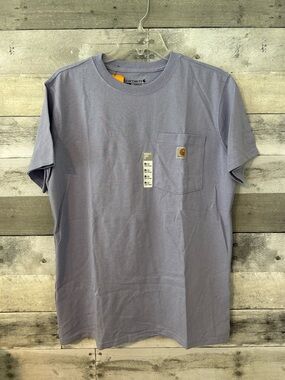 Carhartt Lavender Short Sleeve Pocket Tee